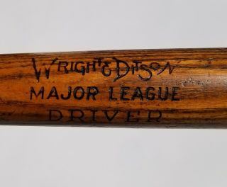 1920s Wright & Ditson 34.  5 Vintage Baseball Bat Antique Louisville Slugger Era