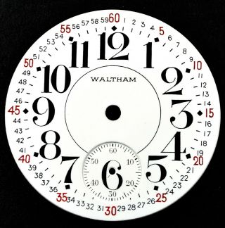 Factory Waltham 16s Ss " Blindman Monty " Dial Vanguard Crescent St 645 Dress