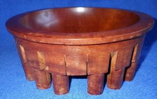 Rare Old Vintage South Pacific Hand Carved Kava Bowl Fiji Samoa Tonga Polynesia