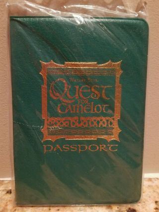 1998 Warner Brothers Quest For Camelot Passport In Orig.  Package