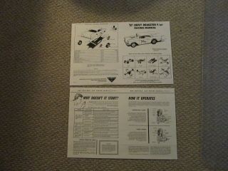 Wen Mac 1957 Chevy Gas Dragster Paperwork Set 11x17