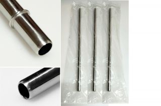 10.  5 " Stainless Steel Straws For Starbucks Or Any Drink Cup W/ Ridge - Set Of 3