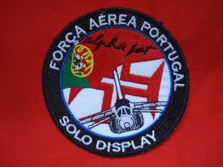 Portugal Portuguese Air Force ForÇa Aerea Solo Display Alpha Jet Patch