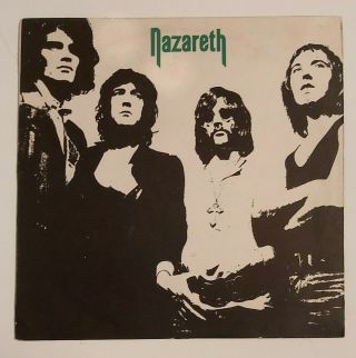 Nazareth Self - Titled First Album Uk First Press Vinyl Lp With Rare Promo Insert