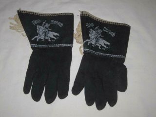 Vintage Red Ryder Cowboy Gloves Western Playset Costume