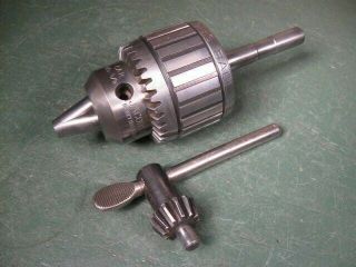 Old Machining Tools Machinist Jacobs Drill Chuck Large W/ 1/2 Inch Shaft