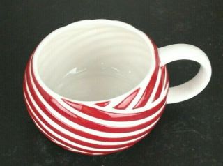 Starbucks 2013 Red White Swirl Coffee Cup Mug (s)