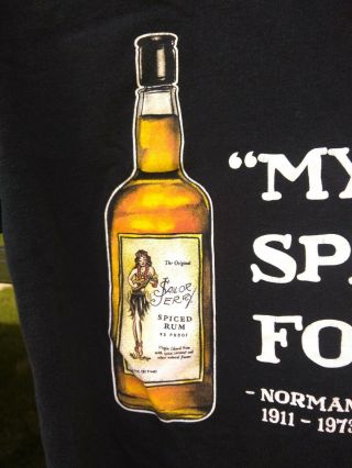 Sailor Jerry Spiced Rum Black T - Shirt 