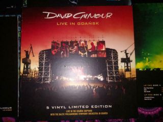 David Gilmour Live In Gdansk Limited Edition 180 Gram Vinyl 5 Lp Set Pink Floyd