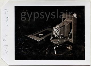 Orig B&w Peel Polaroid Photo Art Still Of No.  1a Gift Kodak Camera By Cedar Box