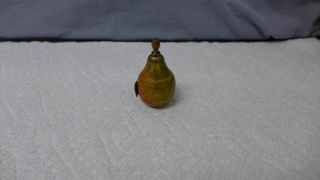 Vintage Figural Tape Measure Wood Pear Fruit