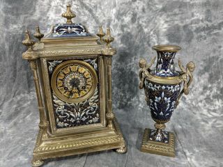 French Antique Carriage Clock By Edwards & Sons London & Glasgow