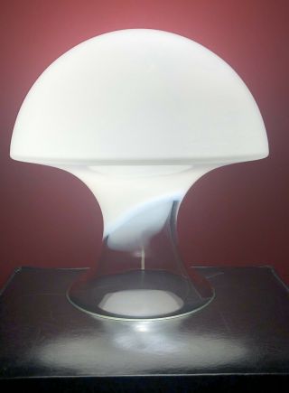 Vintage 1960’s Murano Glass Mushroom Lamp By Gino Vistosi