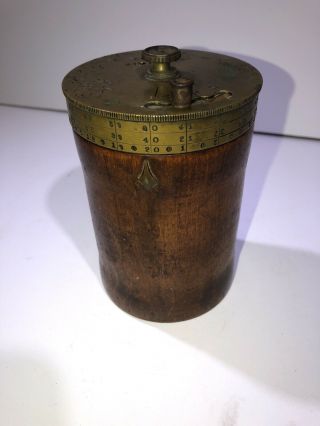 Vintage Antique Twist Drill Numbered Drill Bit Holder Dispenser Machinist