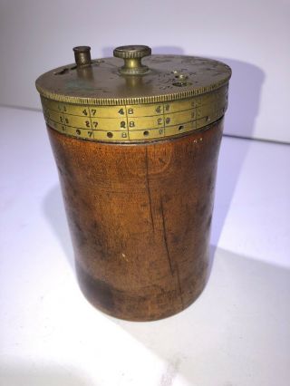 Vintage Antique Twist Drill Numbered Drill Bit Holder Dispenser Machinist 3