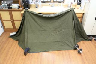 Us Army Pup Tent,  (marked 1966),  M 32 Shelter W/stakes