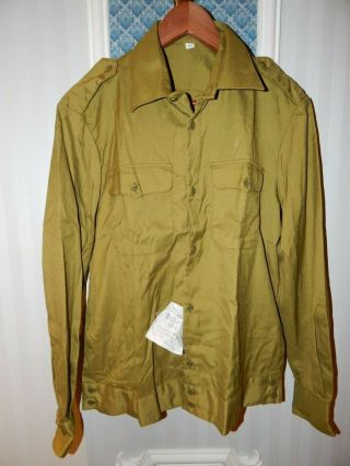 Ussr Soviet Russian Army Uniform Shirt Khaki Color For Sergeants And Soldiers