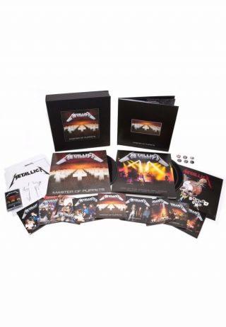 Metallica Master Of Puppets Triple Vinyl Deluxe CD DVD Cassette Tape NEW/SEALED 2