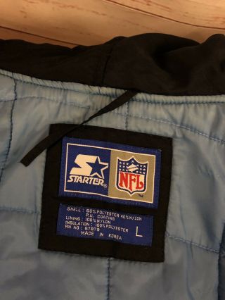 Vintage Houston Oilers NFL Starter Jacket Officially Licensed Men ' s L Coat 3