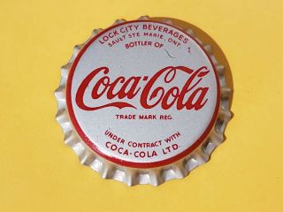 Coca Cola Canada Soda Bottle Cap Crown Coke Beer Old Rare Cork