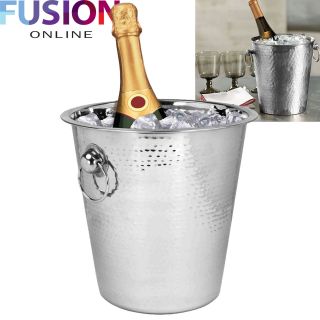 Champagne Wine Bucket Stainless Steel Water Beer Drink Ice Cooler Bar Party Home