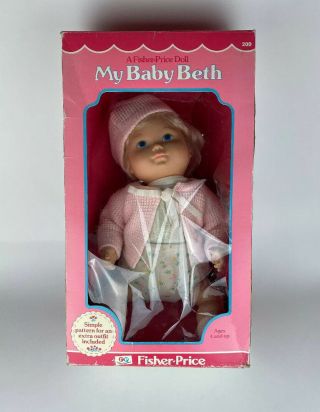 Vintage 1978 Fisher Price My Baby Beth Doll 209