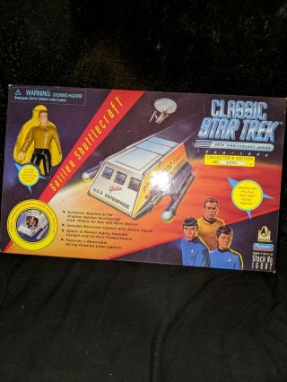 Playmates Classic Star Trek Galileo Shuttlecraft With Captain Kirk Action Figure
