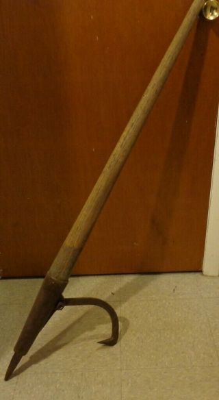 Vintage Heavy Duty Peavey Cant Hook Log Roller Lumberjack Logging Tool 51 " Long