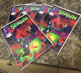 5 Nm Or Better Copies Of Spawn 1 Image Comics,  Todd Macfarlane