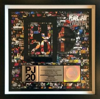 Pearl Jam - Riaa Platinum Dvd Record Award Twenty Cameron Crowe