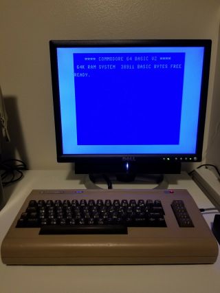 Vintage Commodore 64 Personal Computer System C64 System Only