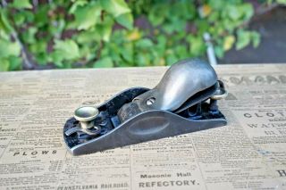 Vintage Stanley S.  W.  No.  18 Knuckle Joint Block Plane With Adjustable Throat