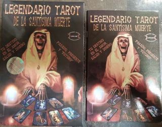 Book El Libro Legenendario Y Tarot De La Santa Muerte Con Las 22 Cartas Incluida