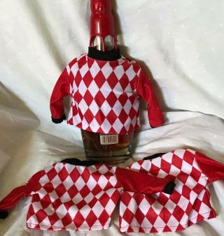Makers Mark Bottle Jockey Silk Shirt Kentucky Derby Set Of 3 Christmas 2
