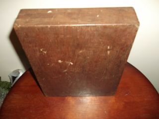Antique Vintage Old Wooden Cash Box Till Money Drawer Display Storage Prop 2