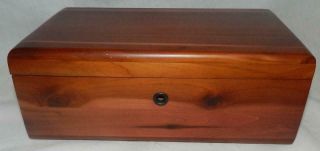 Vintage Lane Cedar Chest Salesman Sample Trinket Jewelry Box Flanigan Furniture