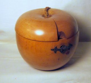 Antique Georgian Apple Form Tea Caddy Circa 1820 As Found 3 Day Nr
