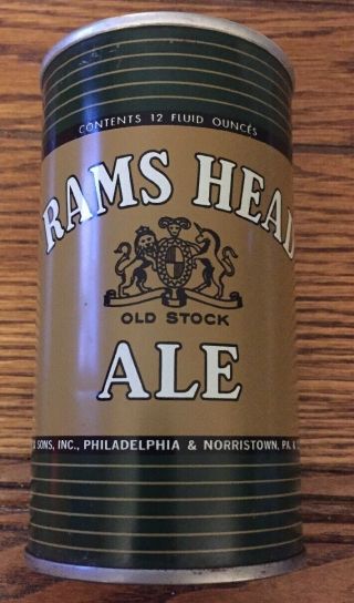 Rams Head Old Stock Ale Rare Dark Label Schmidt & Sons Philadelphia & Norr