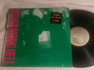 Run Dmc Raising Hell Orig.  1986 Lp Profile Records Pro - 1217 Masterdisk,  Shrink Nm