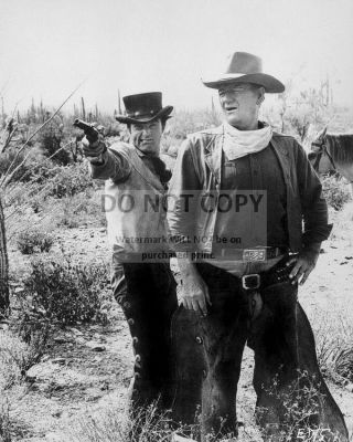 James Caan And John Wayne In " El Dorado " - 8x10 Publicity Photo (da - 562)