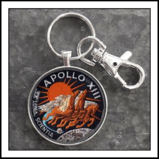 Apollo Xlll Shoulder Patch Apollo 13 Shoulder Patch Photo Keychain Nasa Gift