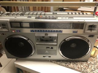 Vintage Jvc Boombox Rc - M70jw Stereo Radio/cassette Recorder Parts/repair