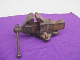 Old Reed Mfg.  Co.  Erie Pa.  103 Fixed Bench Vise 3 " Jaws