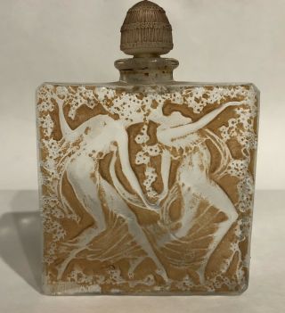 Rare Rene Lalique Perfume Bottle 