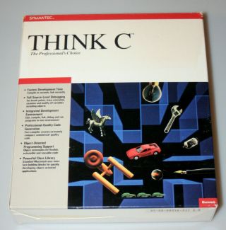 Symantec Think C Version 5 Programming Software Apple Macintosh Vintage 1991