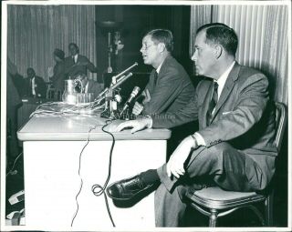 1960 Photo President John F Kennedy Jr And Henry Jackson Senator 8x10