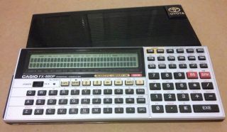 Vintage Casio Fx - 880p Scientific Pocket Calculator Computer - Made In Japan
