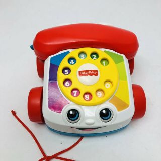 Fisher Price Chatter Phone For Kids Pull Toy