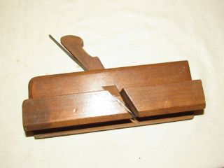 Antique wooden moulding plane Griffiths Norwich old woodworking tool plane 2