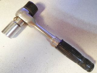Rare Vintage Usa Snap - On Tool S 717 Scaffold Hammer Ratchet 7/8 " 6 Pt.  Snap On